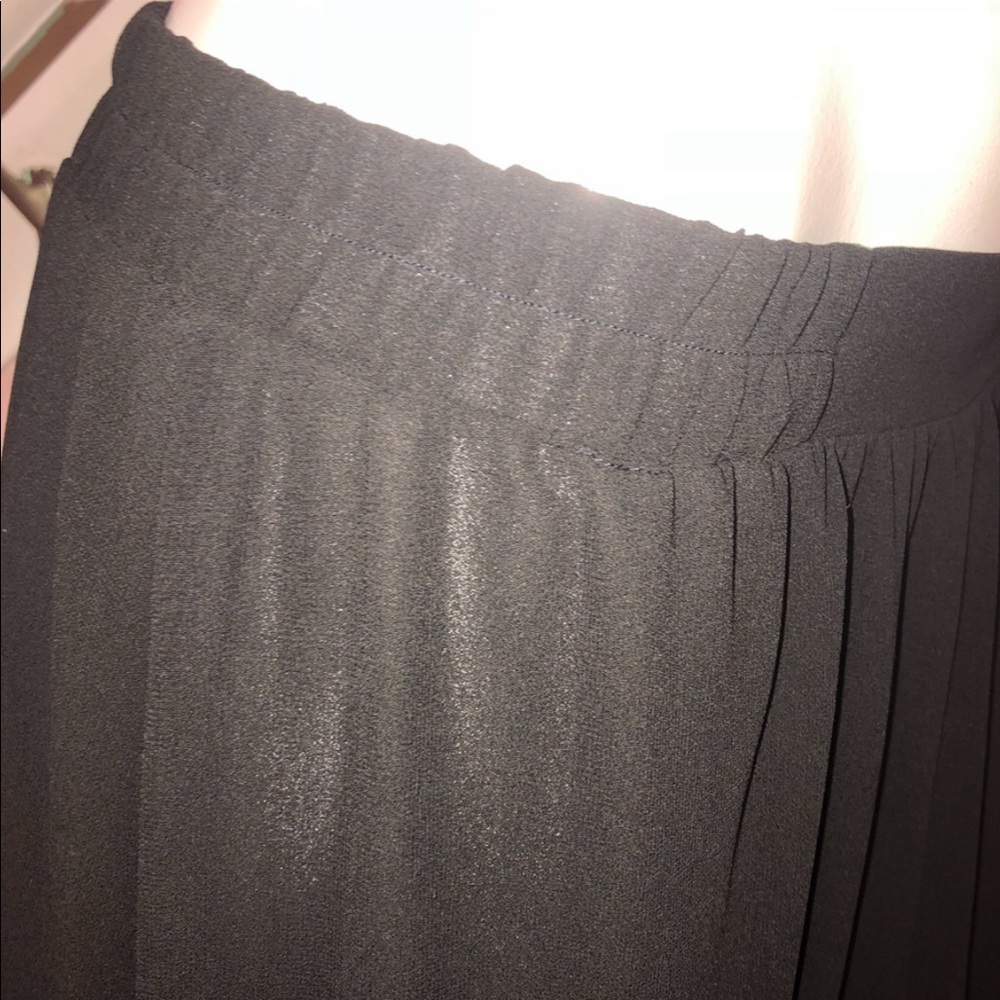 Women’s Etienne Aigner Sheer Blsck Pants Size 10 - Picture 5 of 6